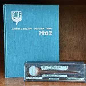 1962 Golf Digest book, Executive golf tee novelty