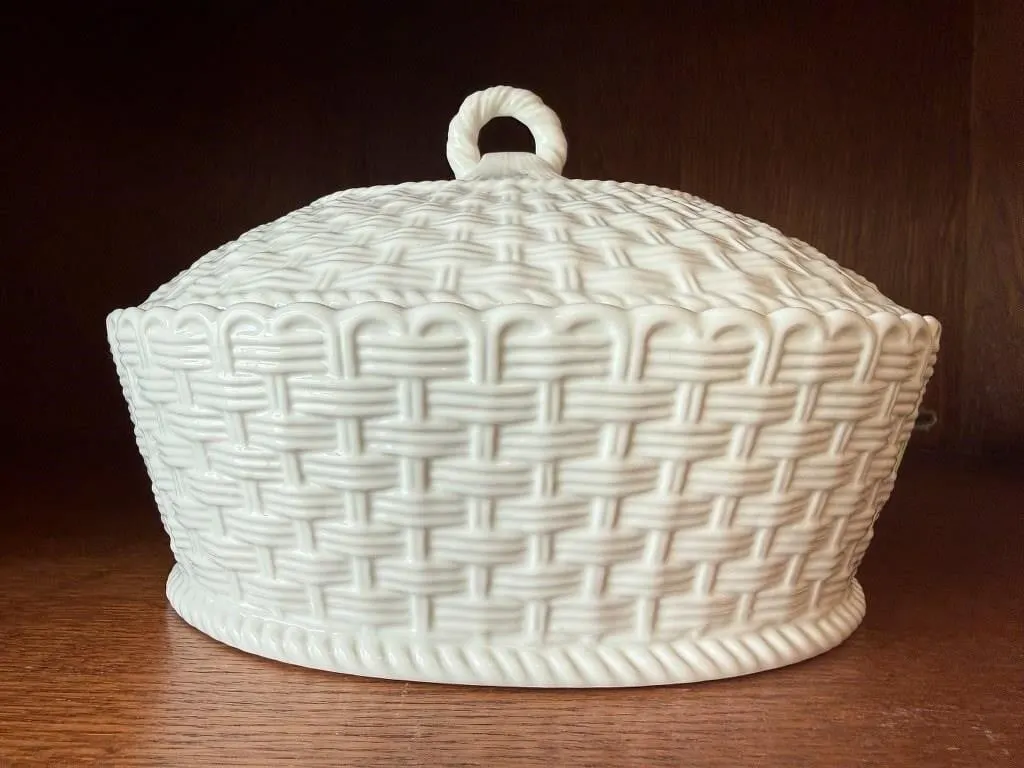 Belleek Irish covered dish