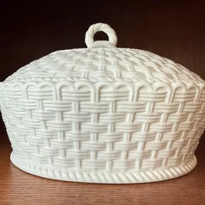 Belleek Irish covered dish