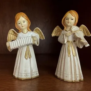 Vintage angel figurines (2)