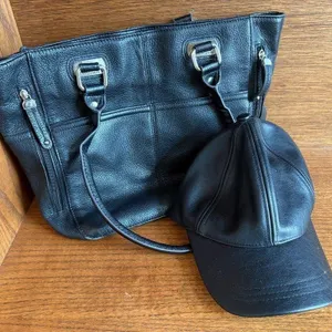 Tignanello tote bag, ball cap