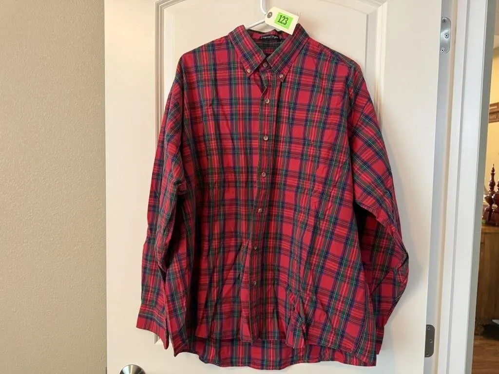 Salty Dog plaid button up shirt