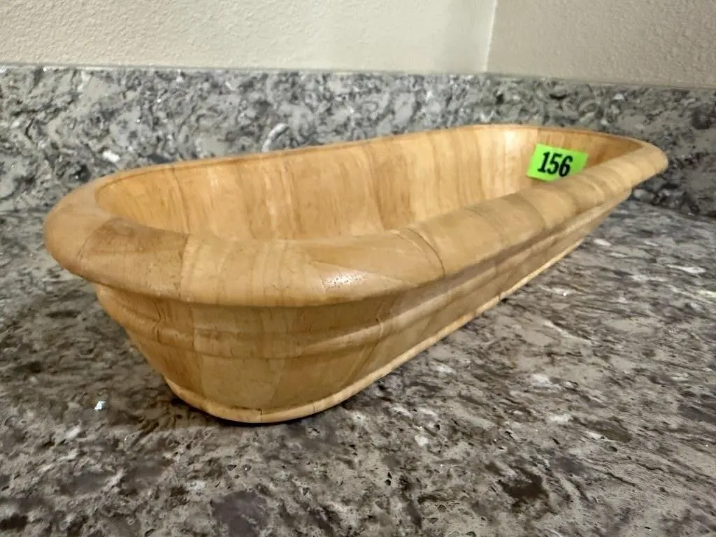 Oblong dough bowl