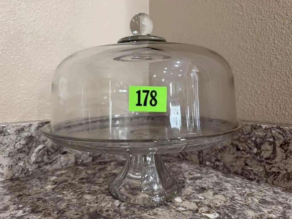 Covered cake stand