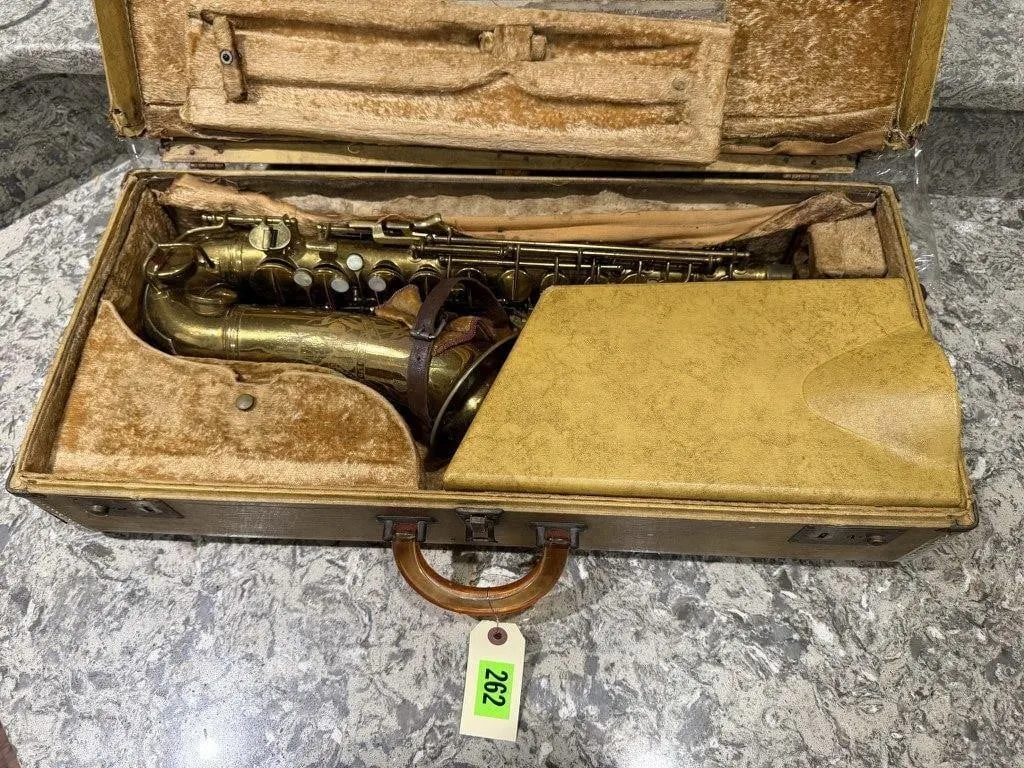 Vintage Elkhart alto saxophone