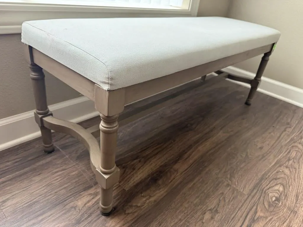 Upholstered bench