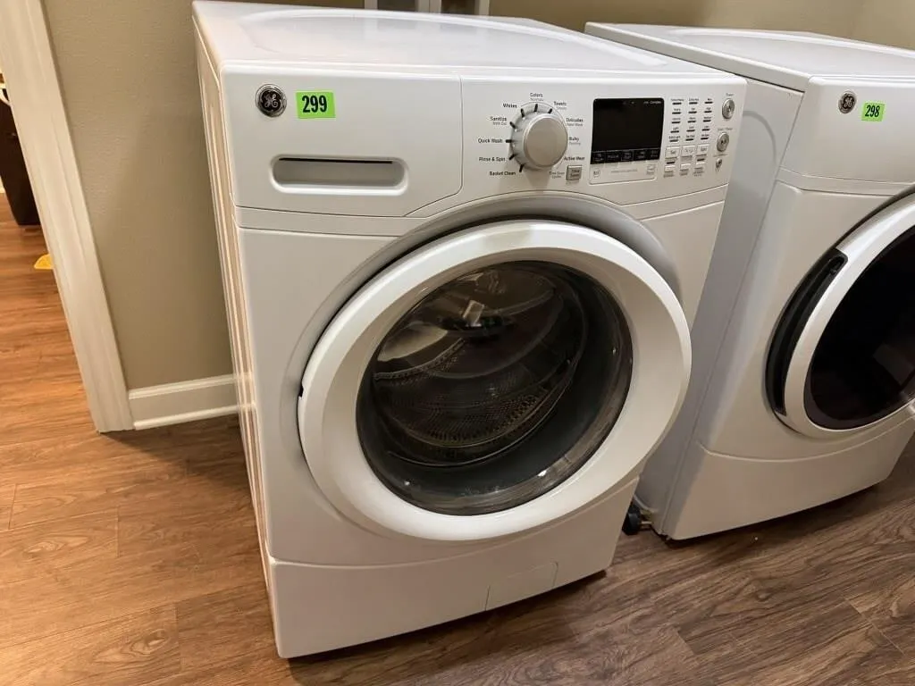 GE front load washing machine