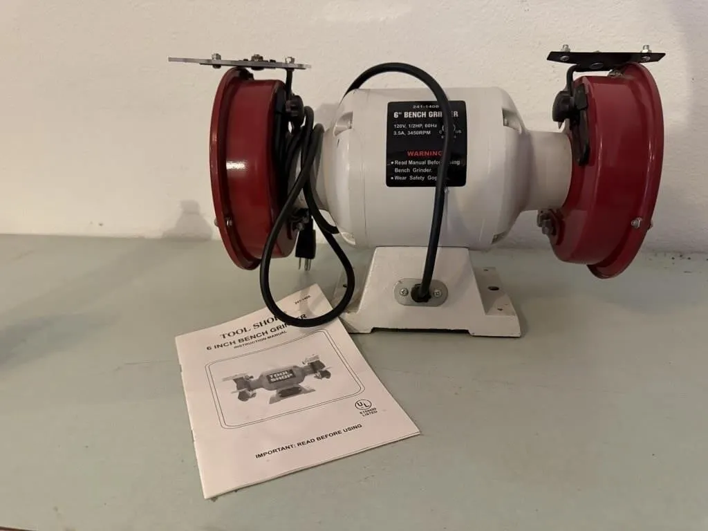 Tool Shop 6" bench grinder