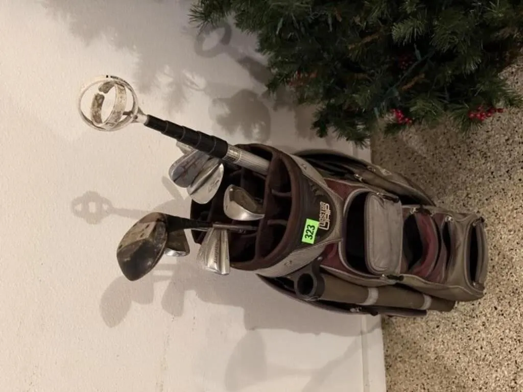 Golf clubs, Master Grip golf bag