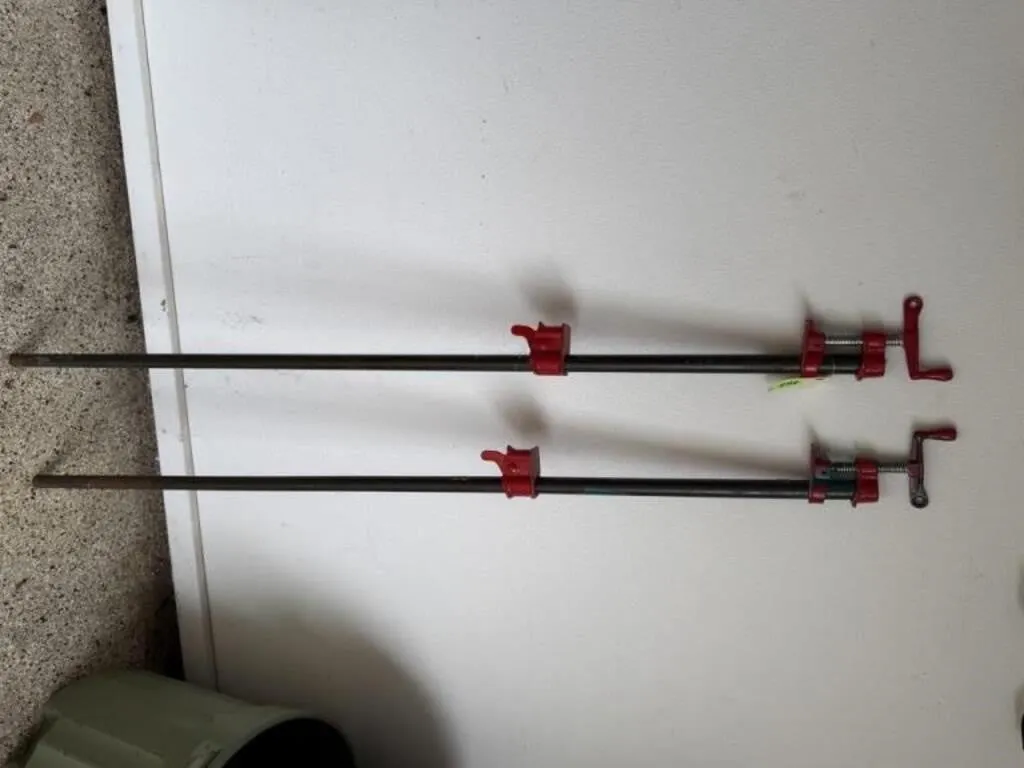 4 ft. pipe clamps (2)