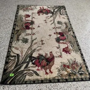Chicken area rug