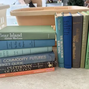 Shopping basket, books