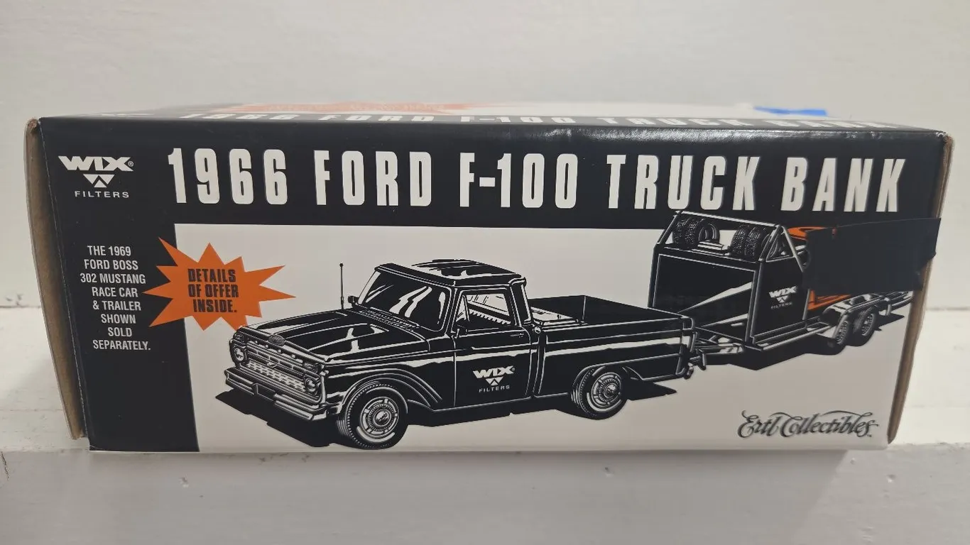1/24 1966 Ford F-100 Truck Bank - Wix, NIB