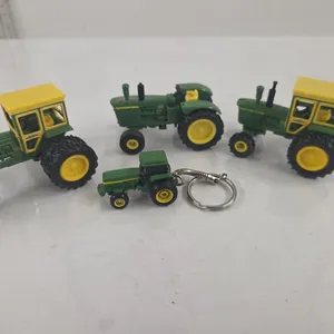 3 - 1/64 JD Tractors, 4520 w/ Hiniker cab, 5020 & 4020 FWA