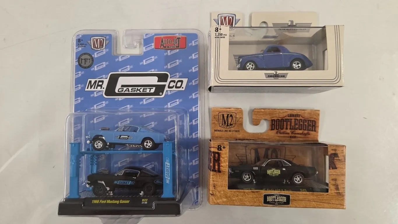 3 - 1/64 M2 Cars - NIB