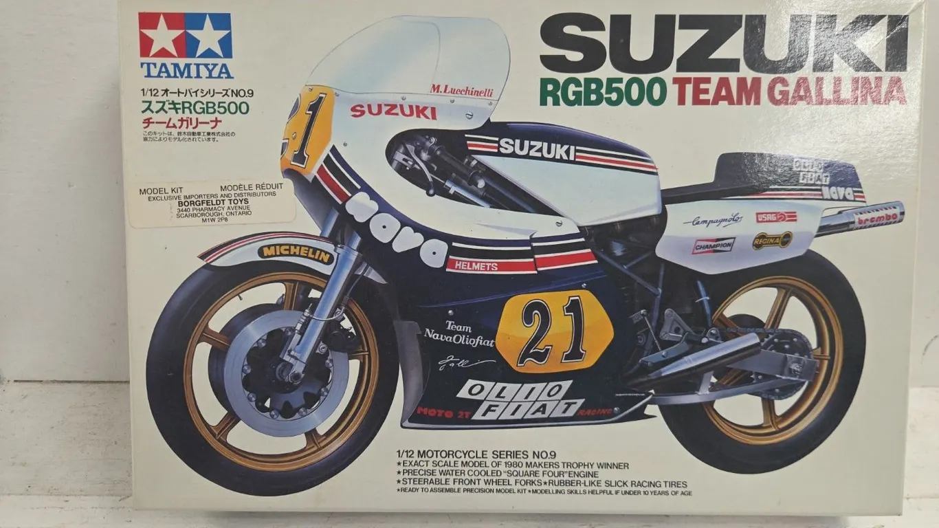 Suzuki RGB500 Team Gallina Motorcycle Model Kit - NIB