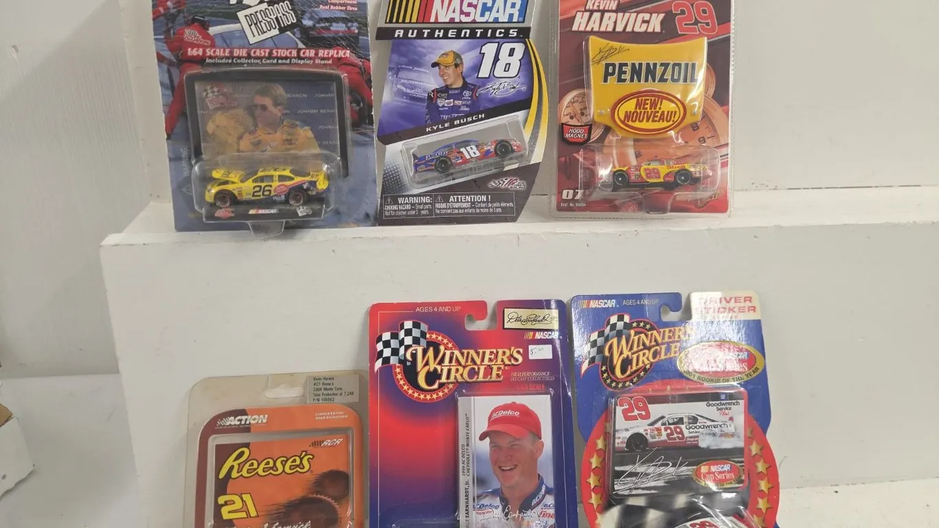 7 - 1/64 NASCARS NIB