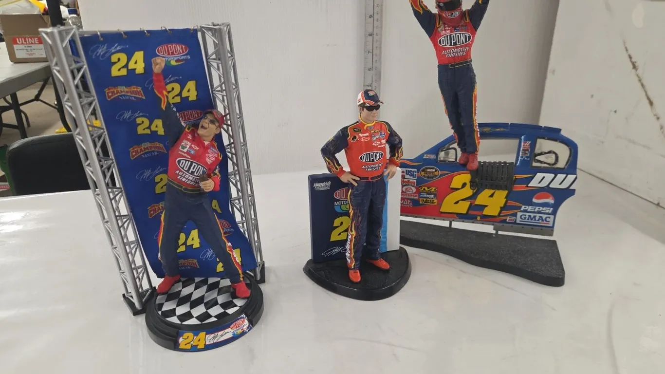 3 - Jeff Gordon Figurines