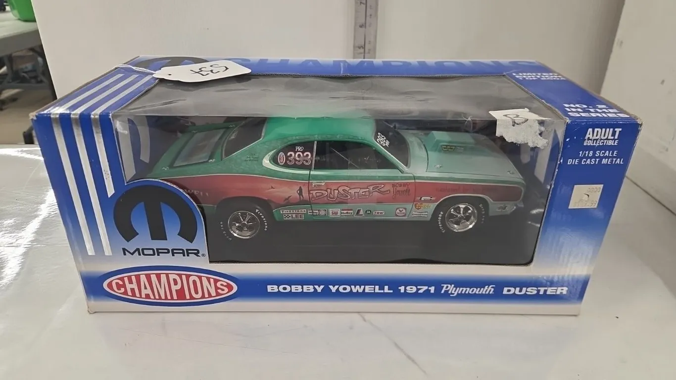 1/18 1971 Plymouth Duster, Bobby Yowell Ed.