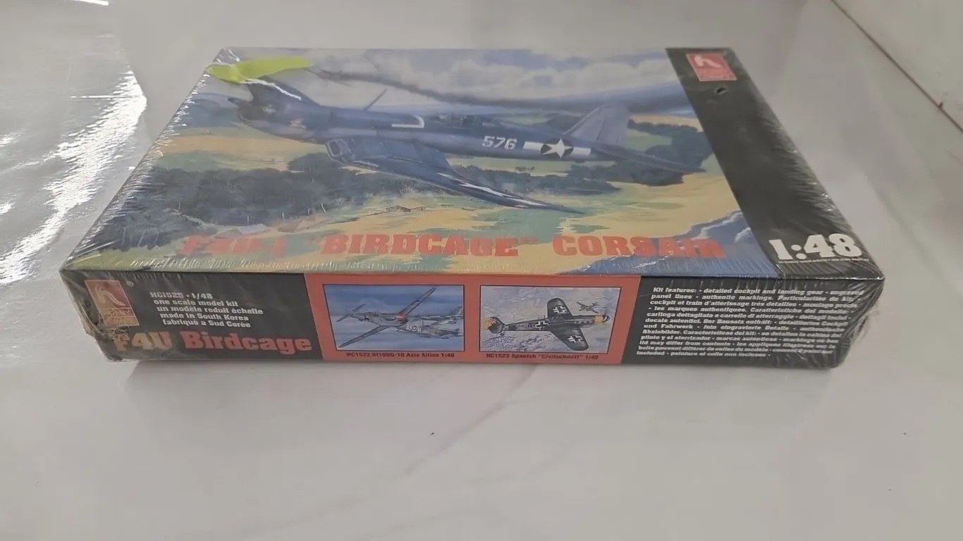 1/48 F4U-1 Birdcage Corsair Plane Model Kit - Sealed