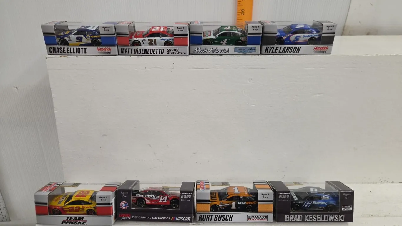 11 - 1/64 Action Racing NASCARS - NIB
