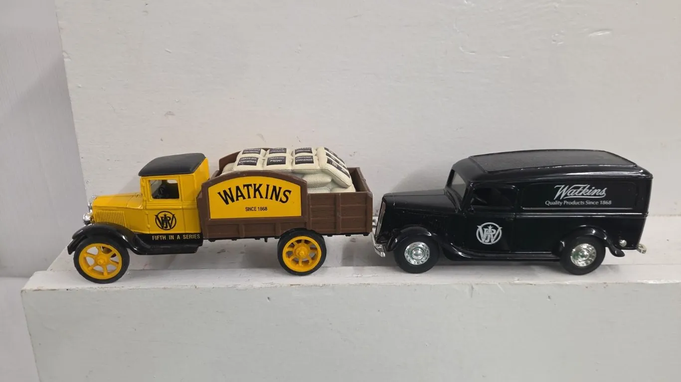 1931 Hawkeye Truck & 1936 Ford Panel Van - Watkins Ed.