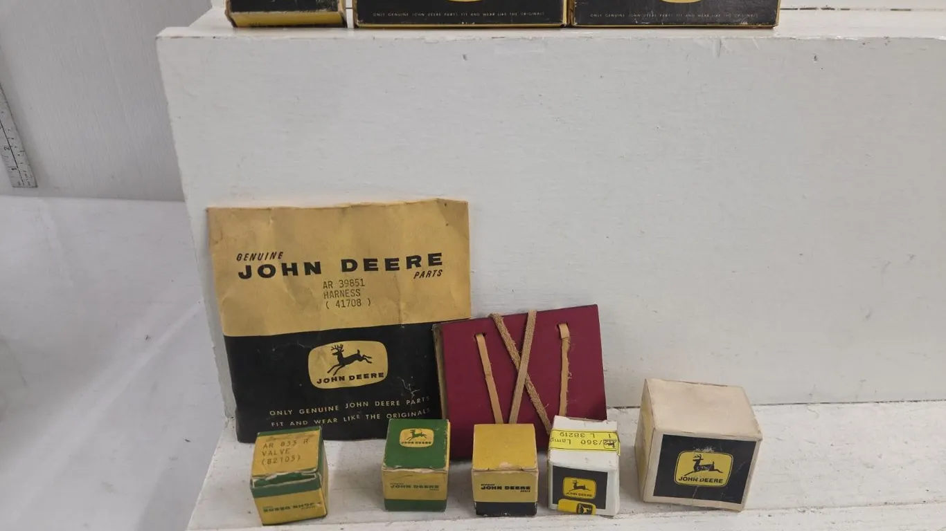 Vintage JD Parts Boxes - Full