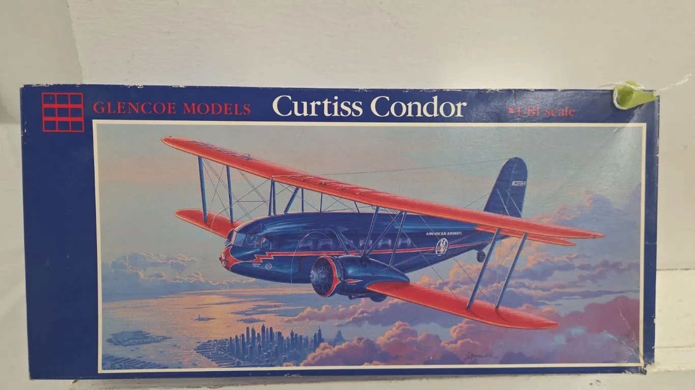 1/81 Curtiss Condor Airplane Model Kit - NIB