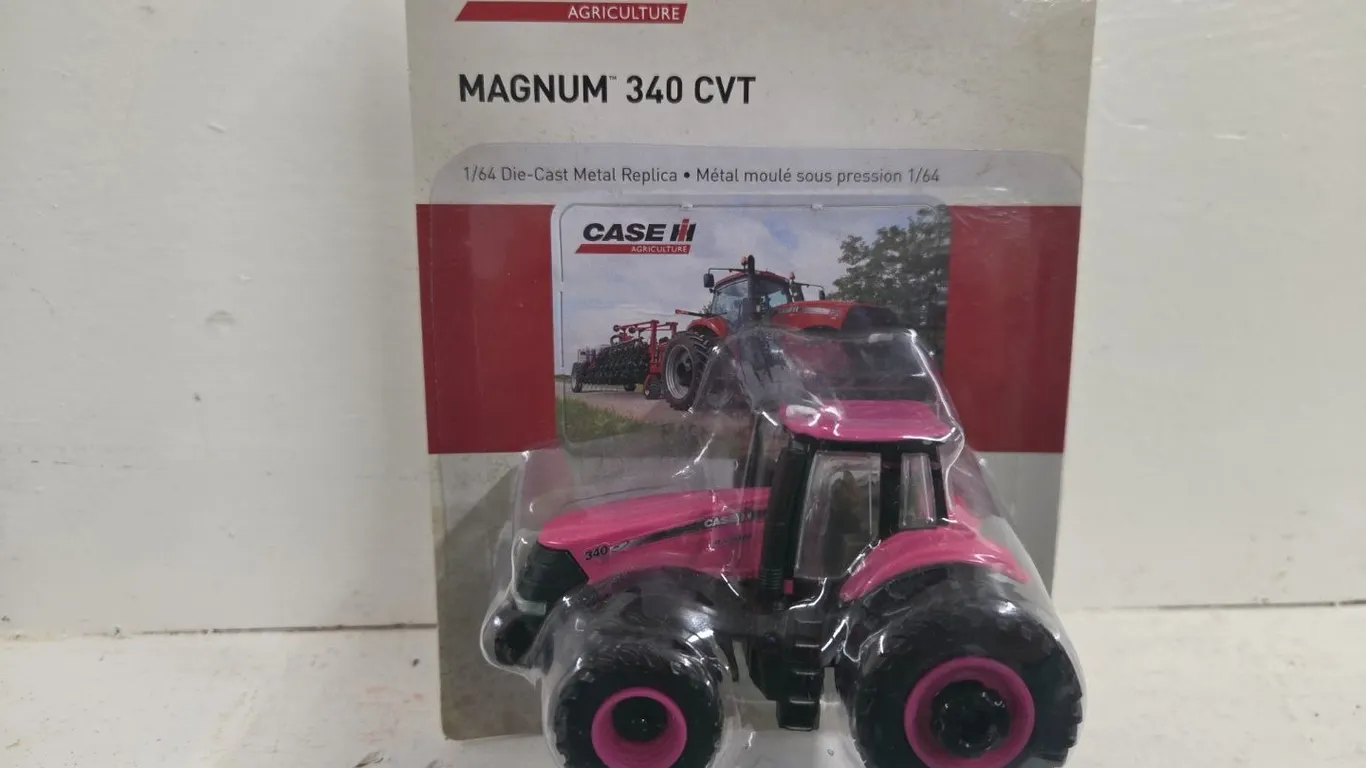 1/64 CaseIH 340 CVT Tractor, pink - NIB