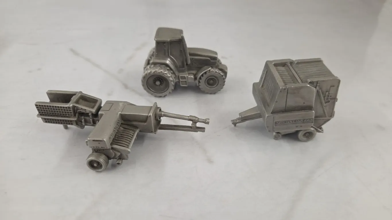 3 - 1/64 New Holland/Ford Pewter Toys