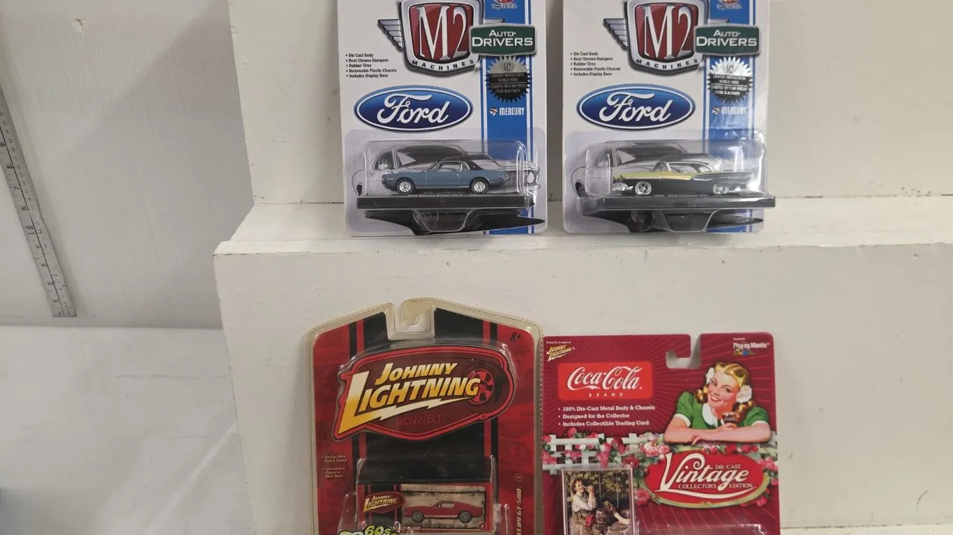 4 - 1/64 M2 & Johnny Lightning Cars - NIB