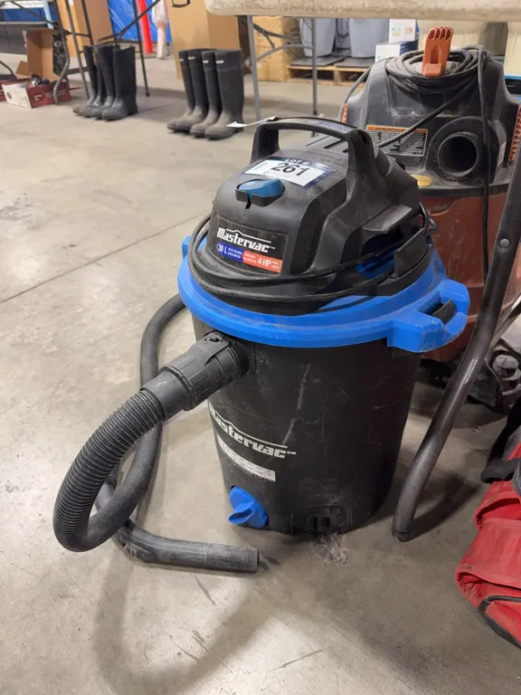 Mastervac 30L 4HP Shop Vacuum
