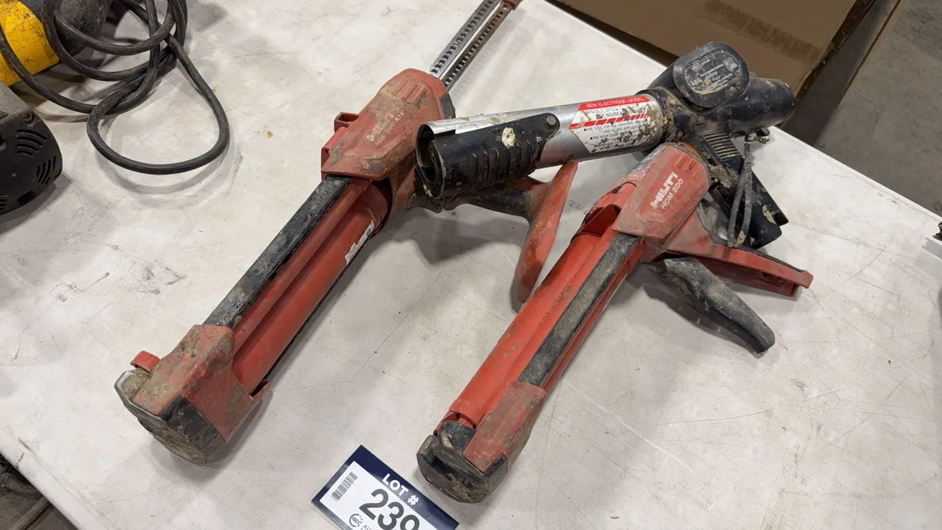 Lot of (3) Asst. Caulking Guns