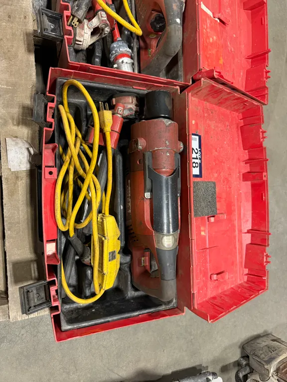 HILTI DD EC-1 Diamond Core Drill w/ Case, etc.