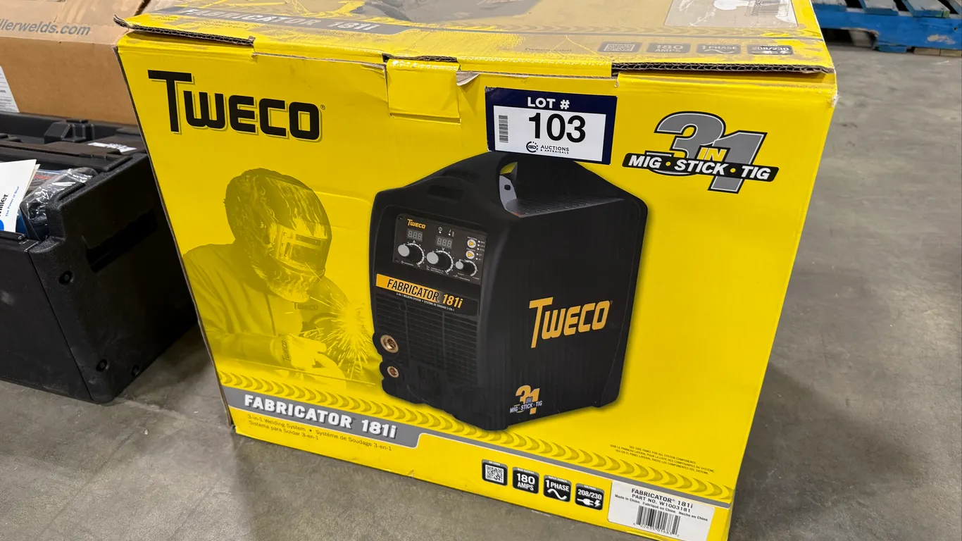 Tweco Fabricator 181i 3-in-1 Welding System, 180A 208/230V 1PH