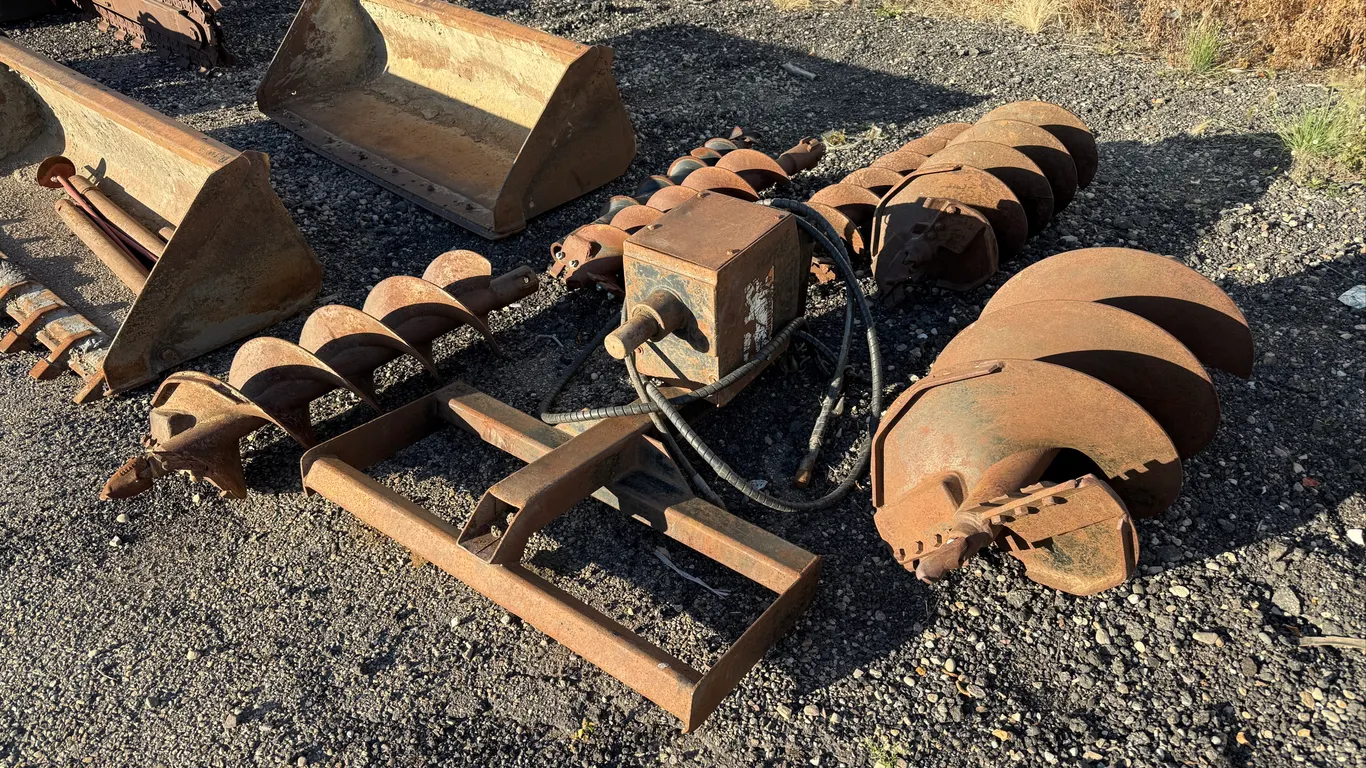 Auger Skid Steer Attachment