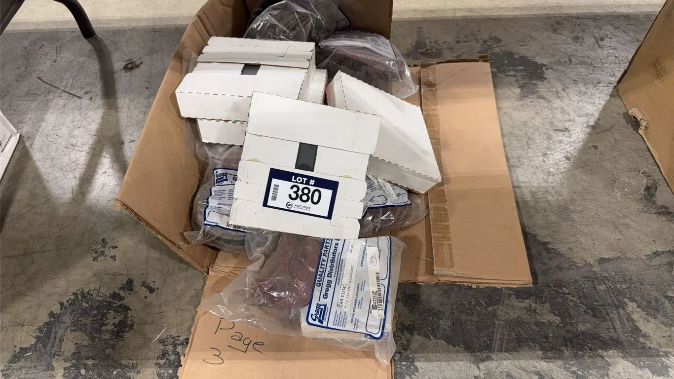 Box of Asst. Abrasive Discs, Pads, etc.