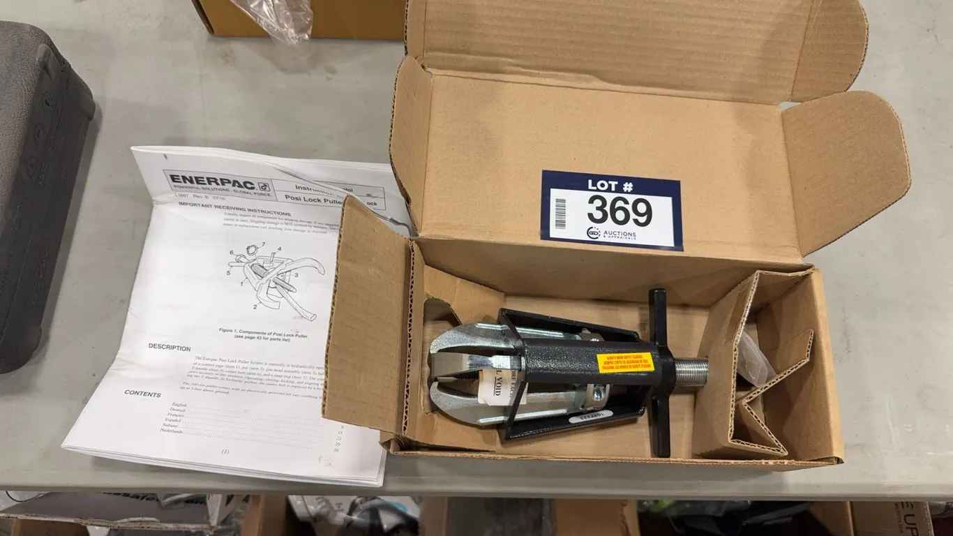 Enerpac EP104 Posi Lock Puller System 5T 3-Jaw Puller