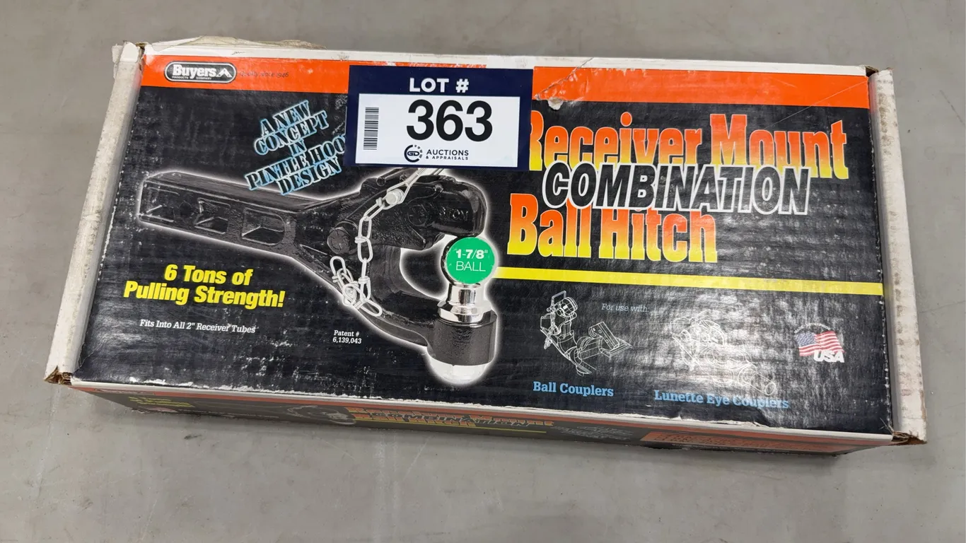 Buyers Receiver Mount Combination Ball Hitch