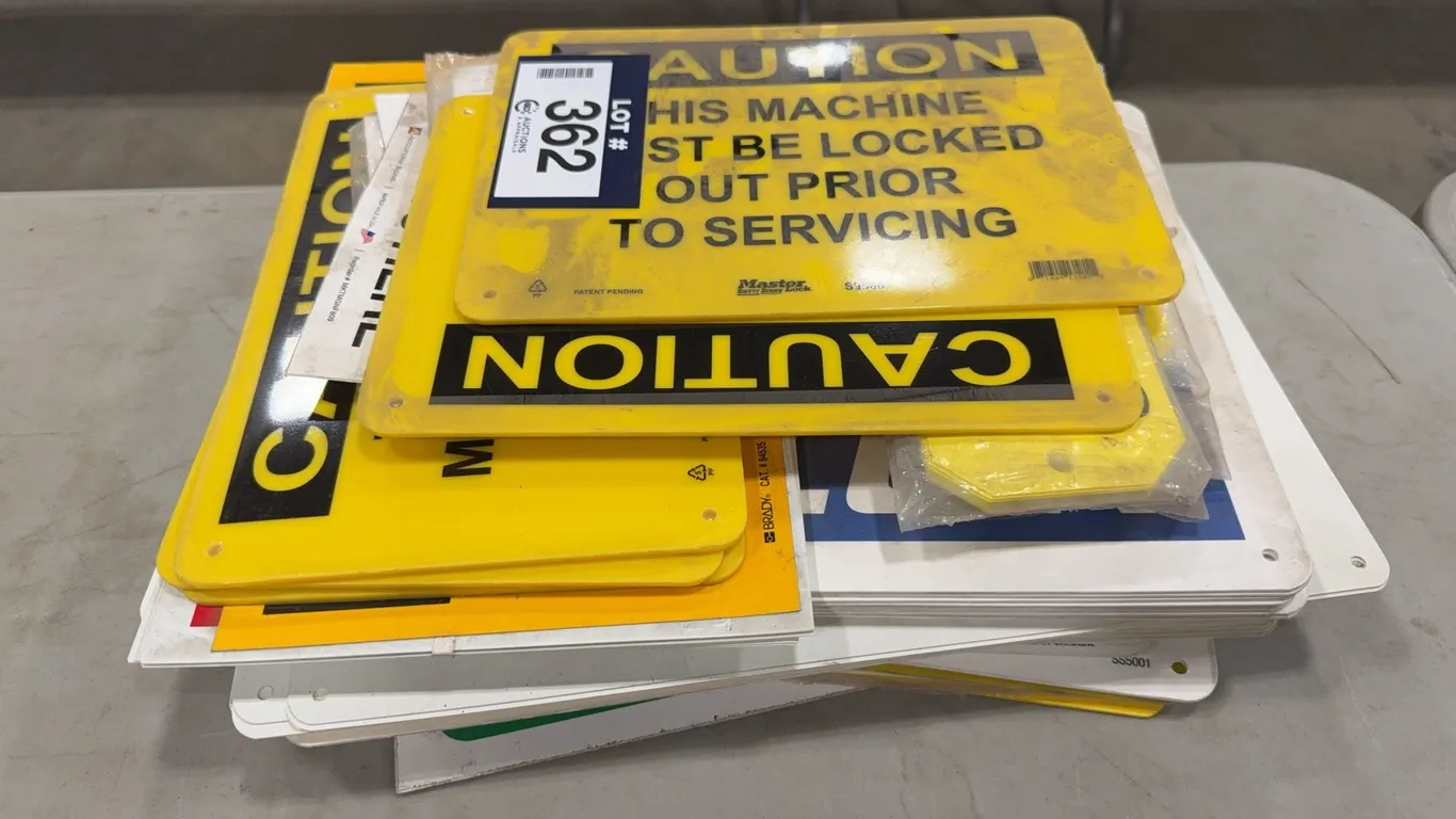 Lot of Asst. Safety Signage