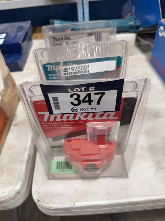 Lot of (3) Asst. Makita 14.4V Rechargeable Batteries