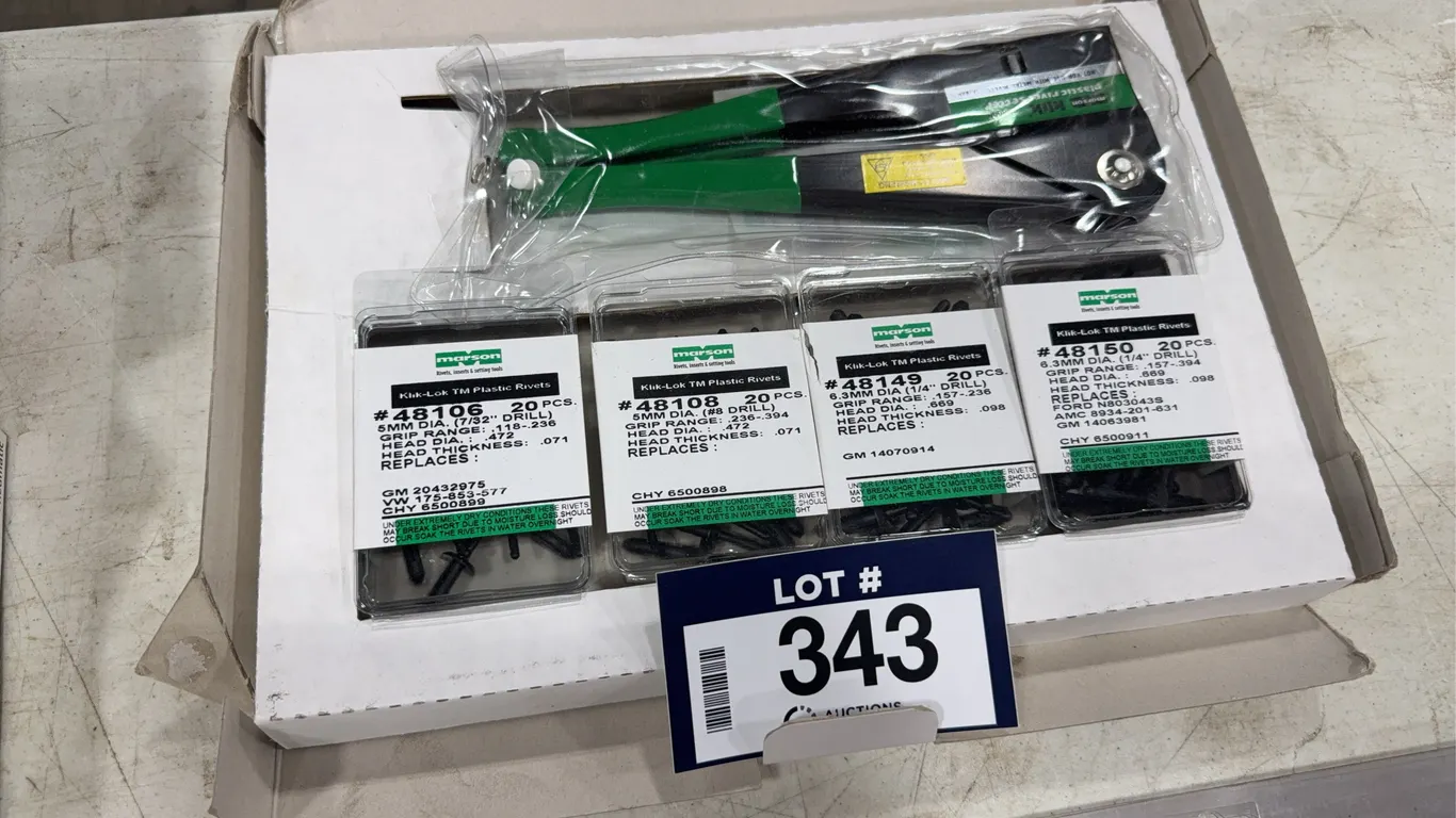 Marson Kilk #48000 Plastic Rivet Setter