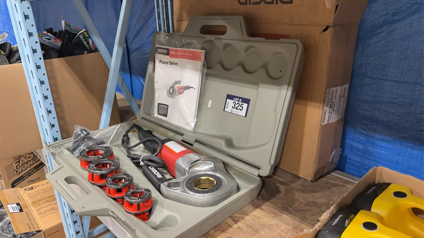 Ridgid 600 Power Drive Hand Threader Kit