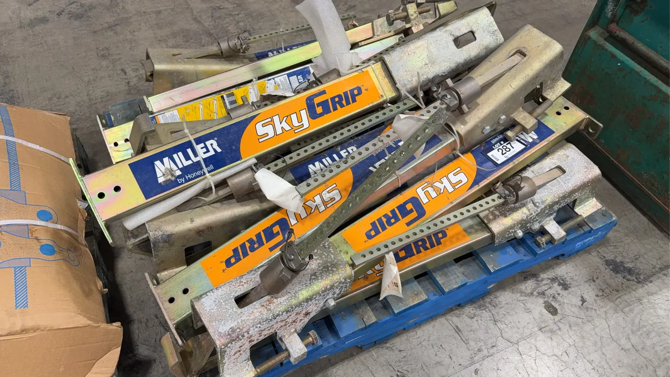 Pallet of Asst. Miller Sky Grip Temporary Horizontal Lifeline System