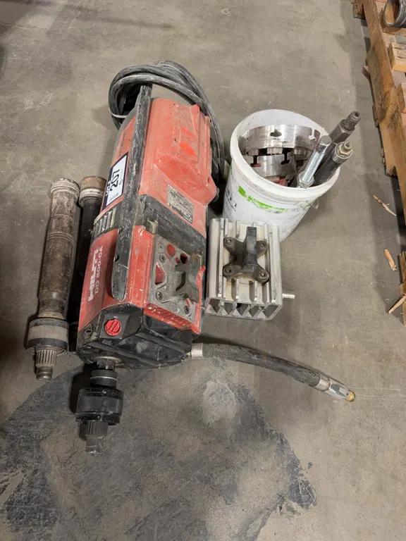 Lot of HILTI DD 500-CA Core Drill w/ Asst. Parts, etc.