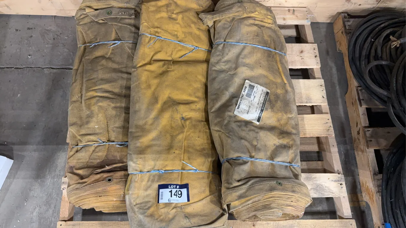 Lot of (3) Asst. Rolls of Canvas