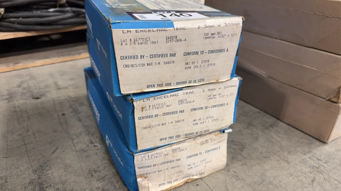 Lot of (3) Boxes of LA ExcelArc 18AC 2.5mm X 300mm