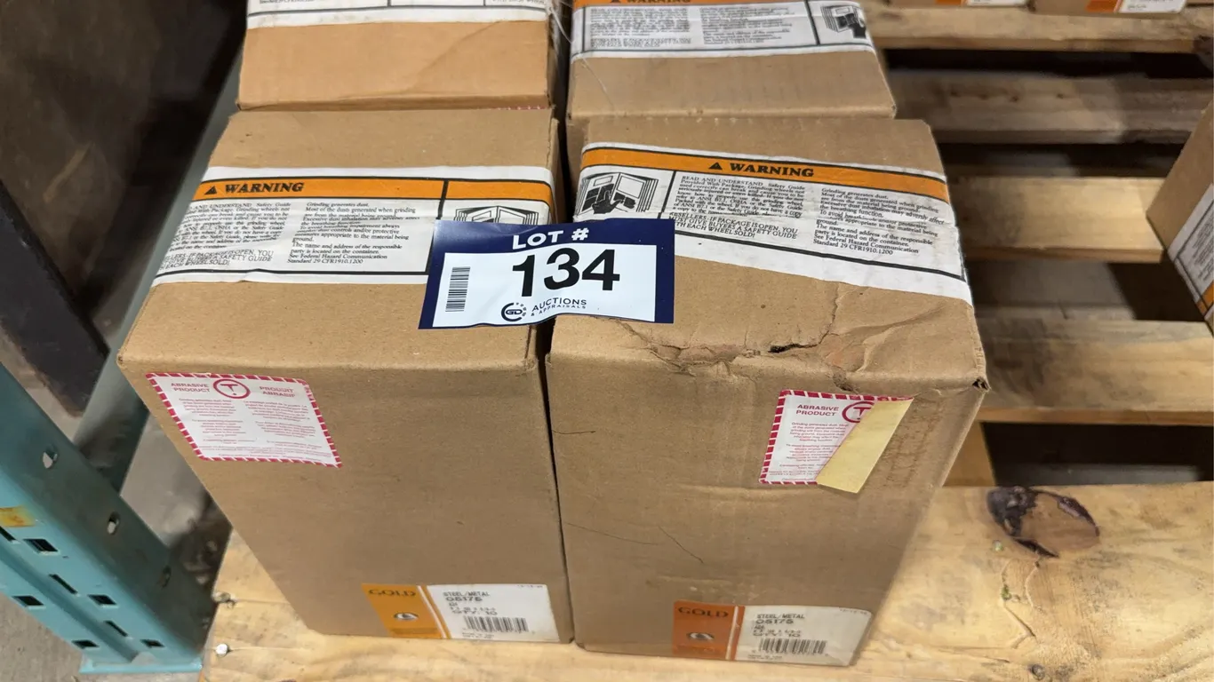 Lot of (40) Gold Steel/Metal 05175 6 X 0.125 Grinding Discs