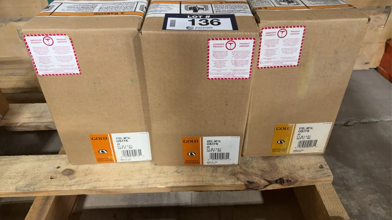 Lot of (30) Gold Steel/Metal 05175 6 X 0.125 Grinding Discs