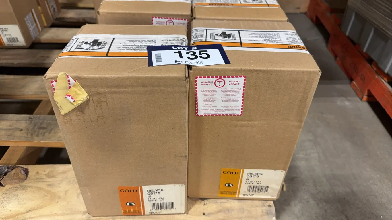 Lot of (40) Gold Steel/Metal 05175 6 X 0.125 Grinding Discs